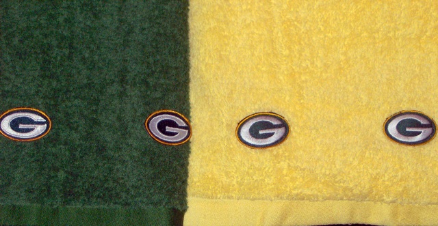 Green Bay Packers Towel Cake